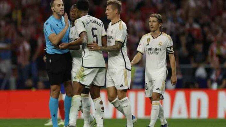 قناة ريال مدريد تهاجم حكم الديربي