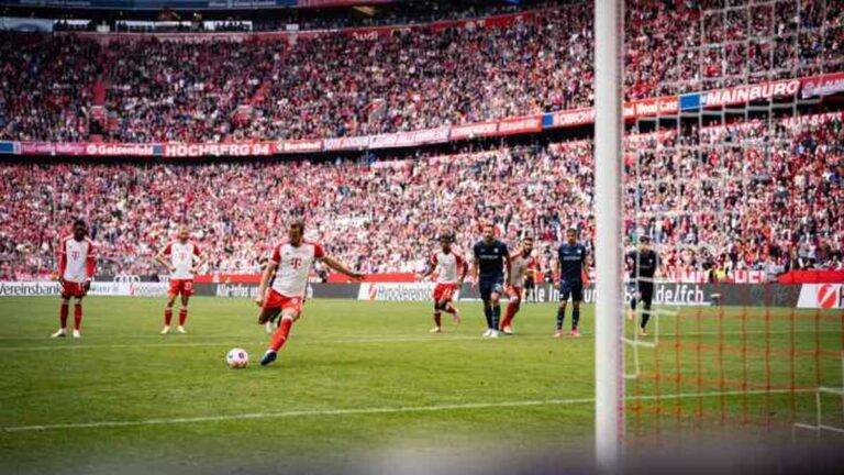 الدوري الألماني: بايرن ميونيخ يذلّ بوخوم بسباعيّة مع هاتريك لكاين وانتصار لايبزيغ ودورتموند
