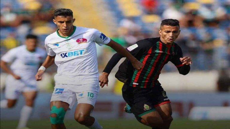 كلاسيكو الرجاء الرياضي و الجيش الملكي ينتهي بتعادل مثير