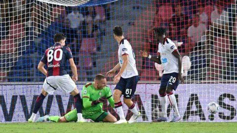 الدوري الايطالي: بولونيا يحصد اول انتصار هذا الموسم وتعادل اودينيزي وفروسينوني