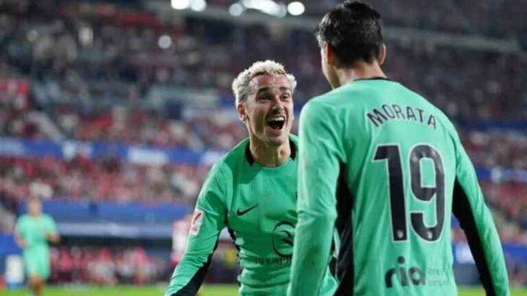 بطولة إسبانيا: أتلتيكو مدريد يتابع انتصاراته بفوز على أوساسونا
