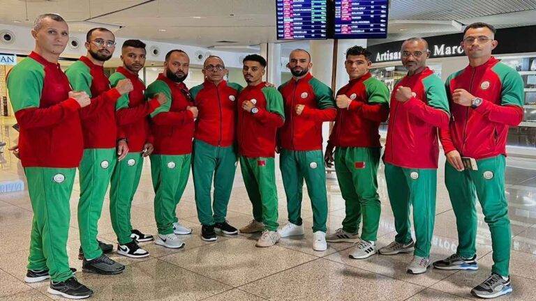 المنتخب الوطني المغربي يشارك ضمن البطولة العربية للكيك بوكسينغ بالعراق