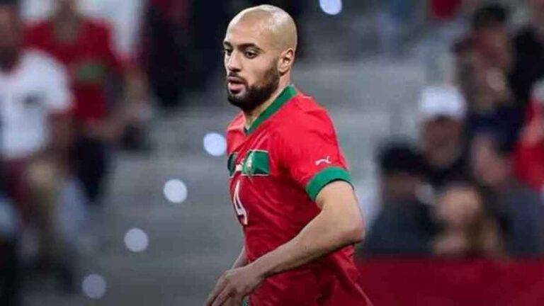استبعاد أمرابط من معسكر المغرب بسبب الاصابة