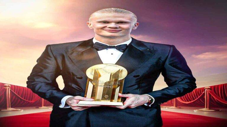 هالاند يحسم جائزة أخرى رغم وصافة البالون دور