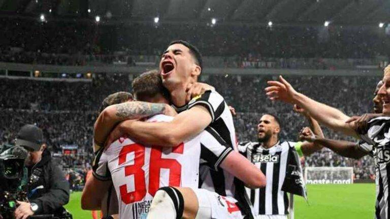 دوري أبطال أوروبا: نيوكاسل يونايتد يلتهم باريس سان جيرمان وتعادل بين ميلان ودورتموند وفوز قاتل للاتسيو