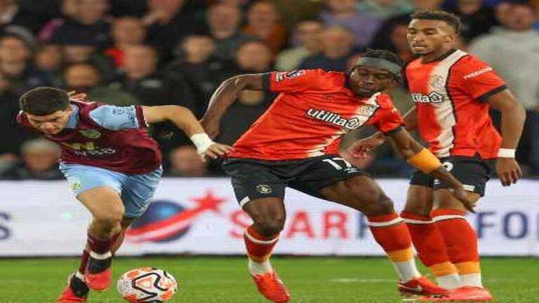 الدوري الانكليزي: بيرنلي يحقق فوز مهم على لوتون تاون بهدفين لهدف