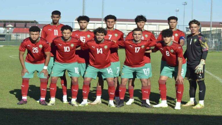 المنتخب المغربي لأقل من 17 سنة يجري ثلاث مباريات ودية
