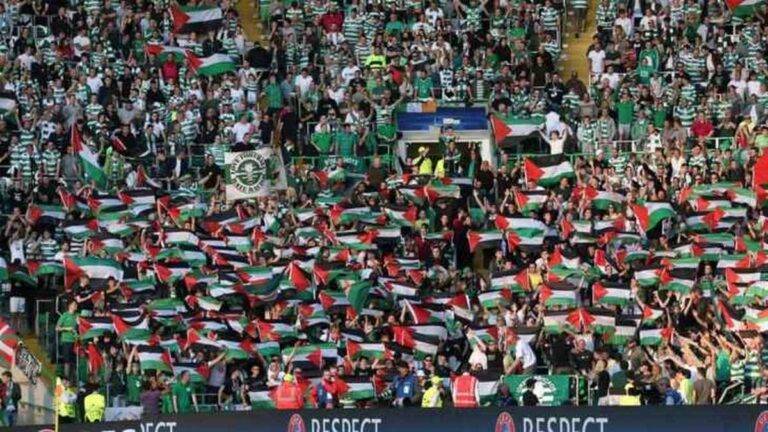 يويفا تغرم سيلتيك بسبب اعلام فلسطين