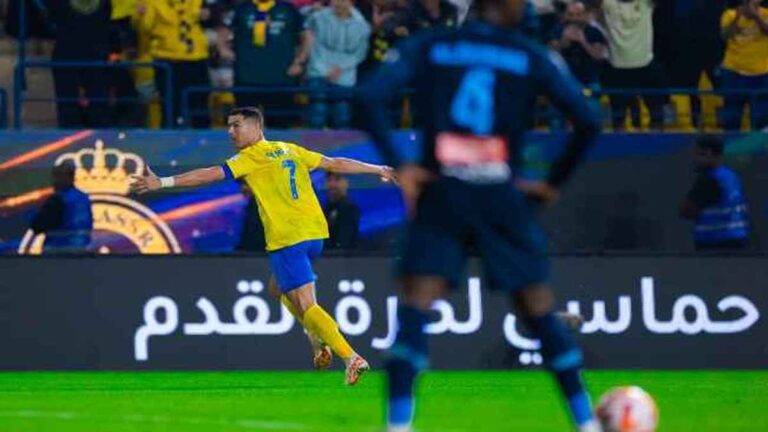 دوري روشن: رونالدو يشارك في فوز النصر على الاخدود والطائي يتألق