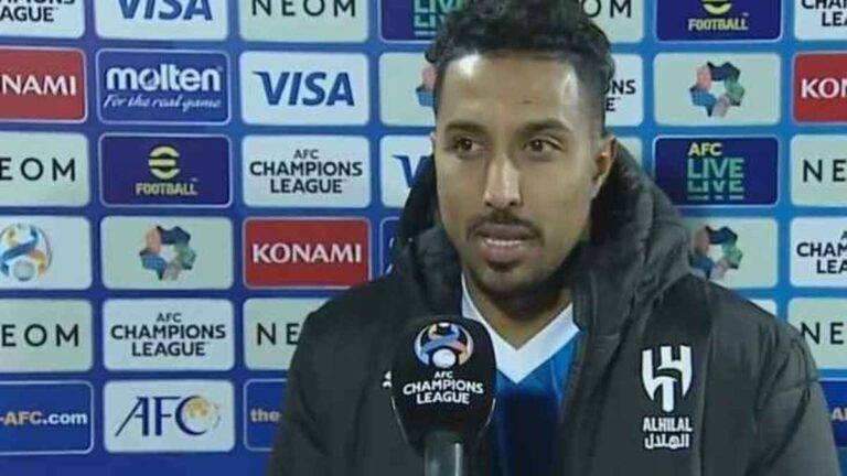 الدوسري بعد تضييع ركلتي جزاء : لست الاول ولن اكون الاخير