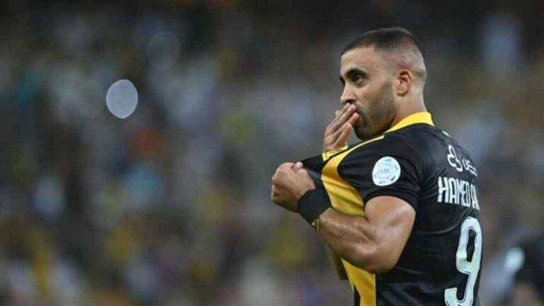 هدف عبد الرزاق حمد الله ينقذ الاتحاد أمام الاتفاق