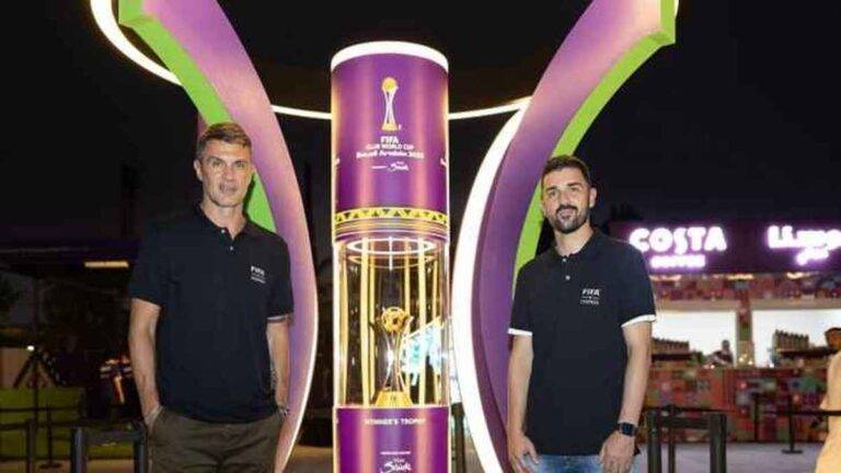 مالديني ودافيد فيا في السعودية للترويج لمونديال الأندية