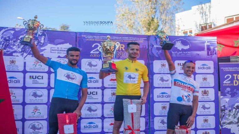 الدورة الثانية من طواف جهة طنجة تطوان الحسيمة :أسامة خافي يفوز بالمرحلة الأولى