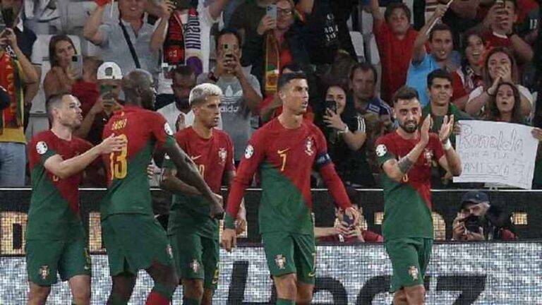 تصفيات يورو 2024: البرتغال الافضل ورونالدو يتقدم على مبابي وحارس ليشنشتاين يتألق