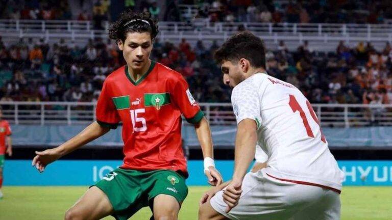 المنتخب المغربي لأقل من 17 سنة يتأهل لأول مرة لربع نهائي المونديال على حساب إيران