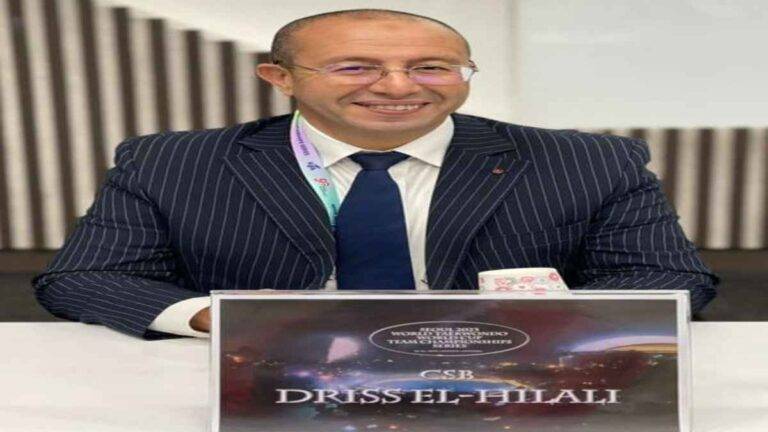 تعيين الأستاذ إدريس الهلالي مشرفا على منافسات كأس العالم للتايكوندو بالعاصمة الكورية سيول