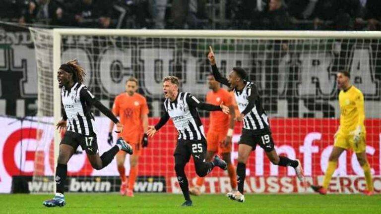 كأس المانيا: مونشغلادباخ يخطف بطاقة التأهل بهدف قاتل امام فولفسبورغ وتأهل سانت باولي