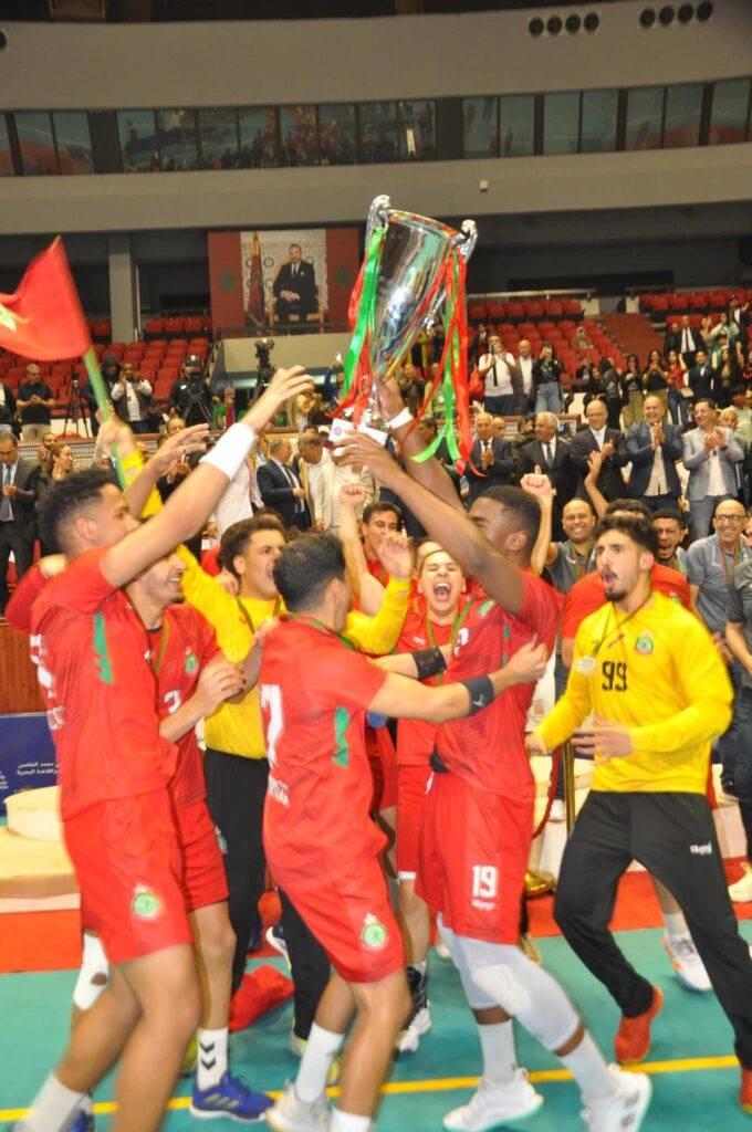 المغرب يتربع على عرش البطولة العربية لكرة اليد للشباب