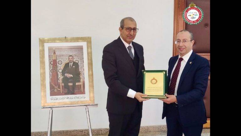 استقبال الأستاذ إدريس الهلالي من قبل السيد  عامل صاحب الجلالة على إقليم شتوكة آيت باها