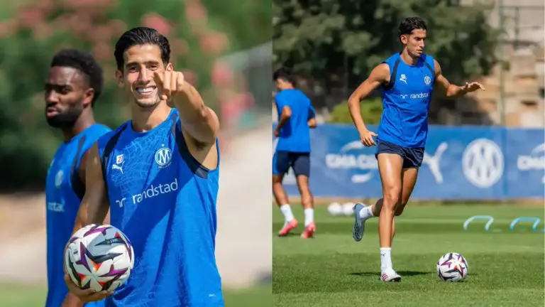 نايف أكرد يعود إلى تدريبات مارسيليا