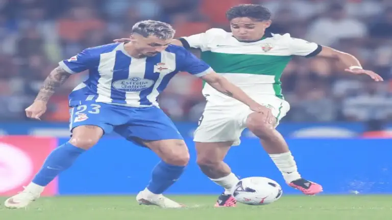 ديبورتيفو لاكورونيا يبدأ عودته إلى الدوري الإسباني بتعادل 1-1 أمام إلتشي